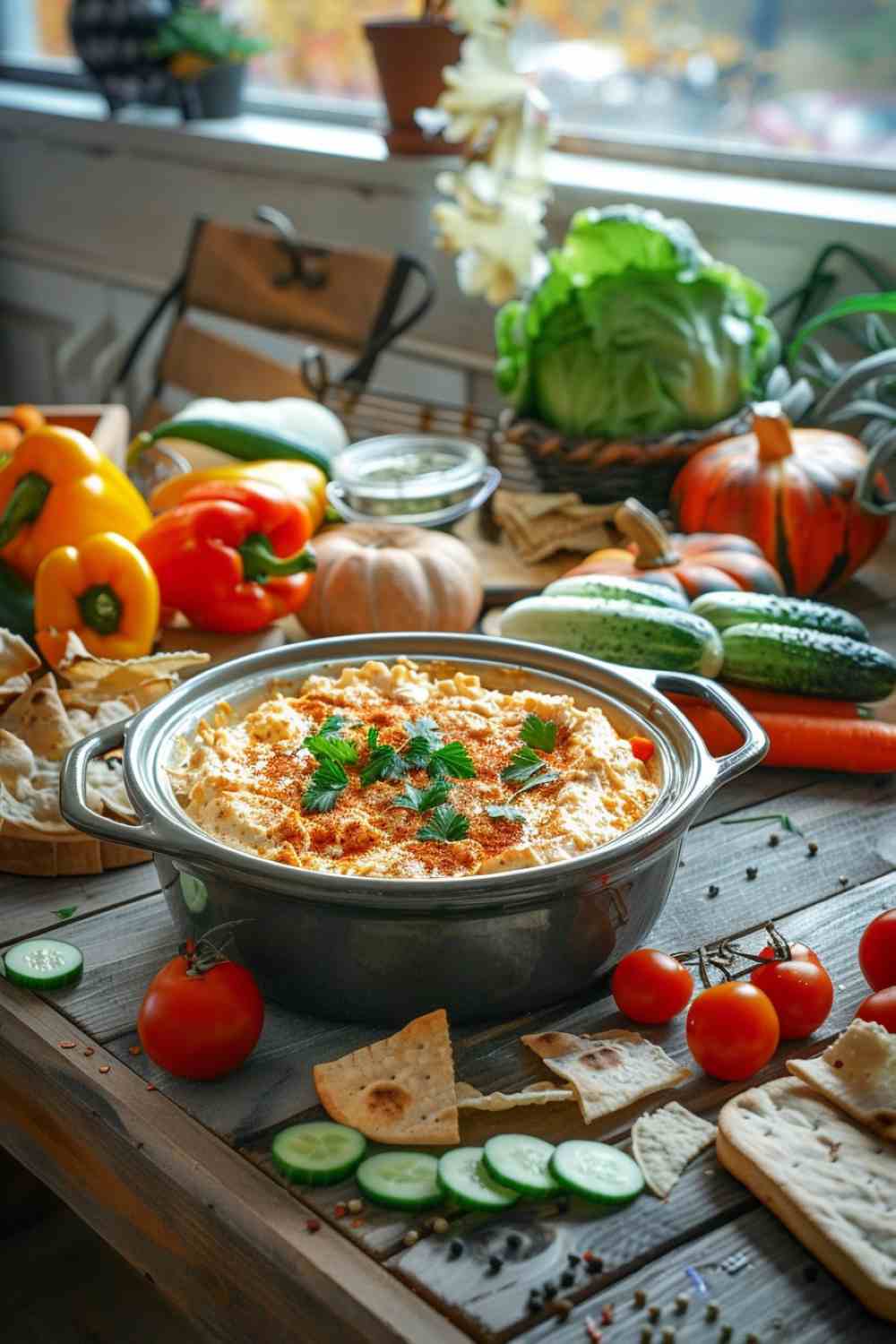 Crockpot Buffalo Chicken Dip