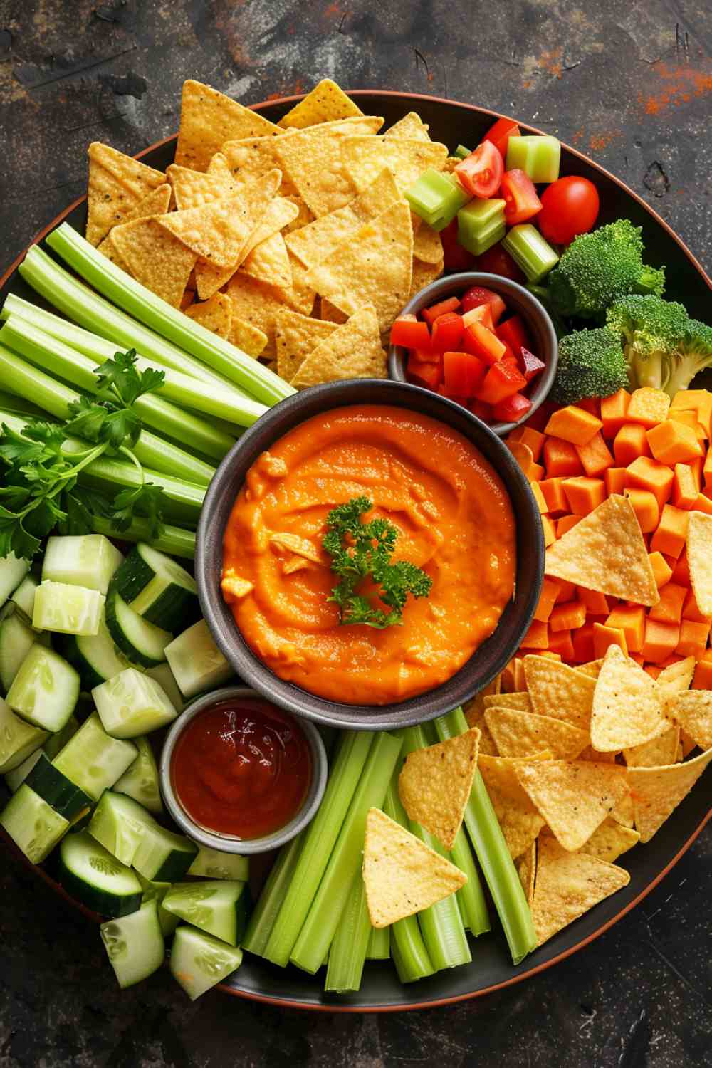 Crockpot Buffalo Chicken Dip