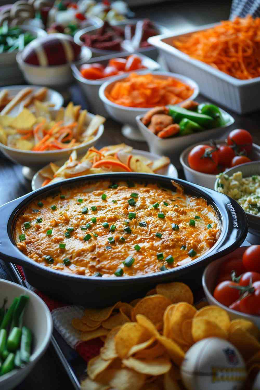 Crockpot Buffalo Chicken Dip