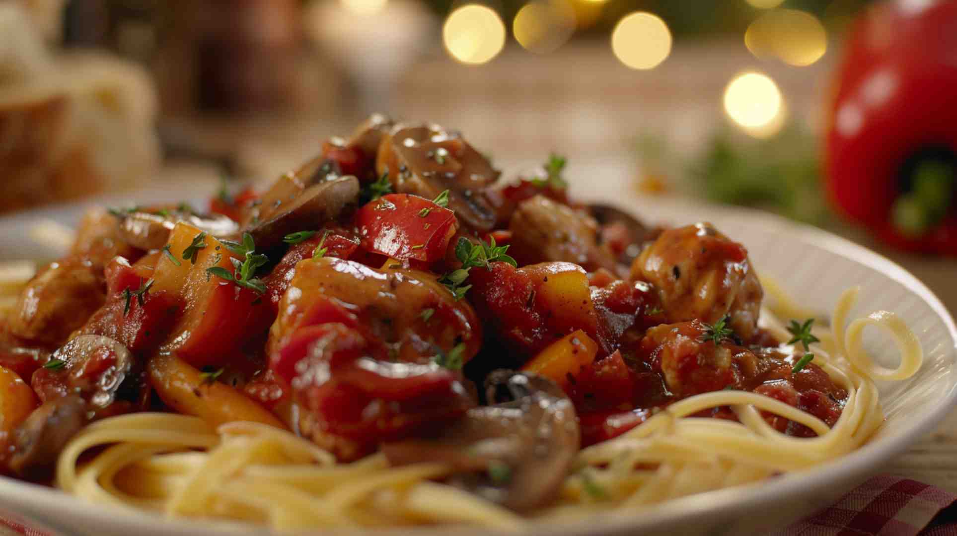 Crockpot Chicken Cacciatore