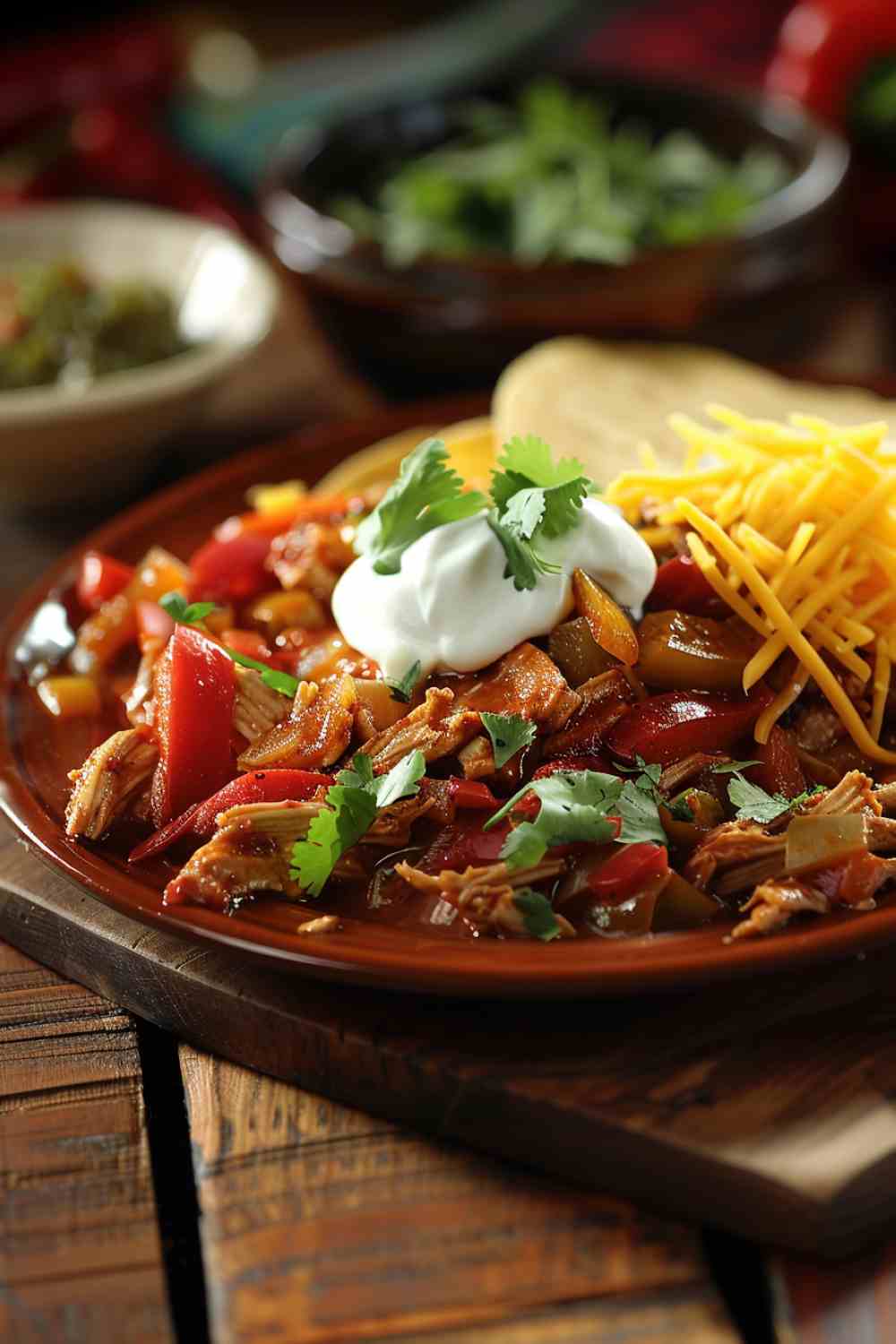 Crockpot Chicken Fajitas