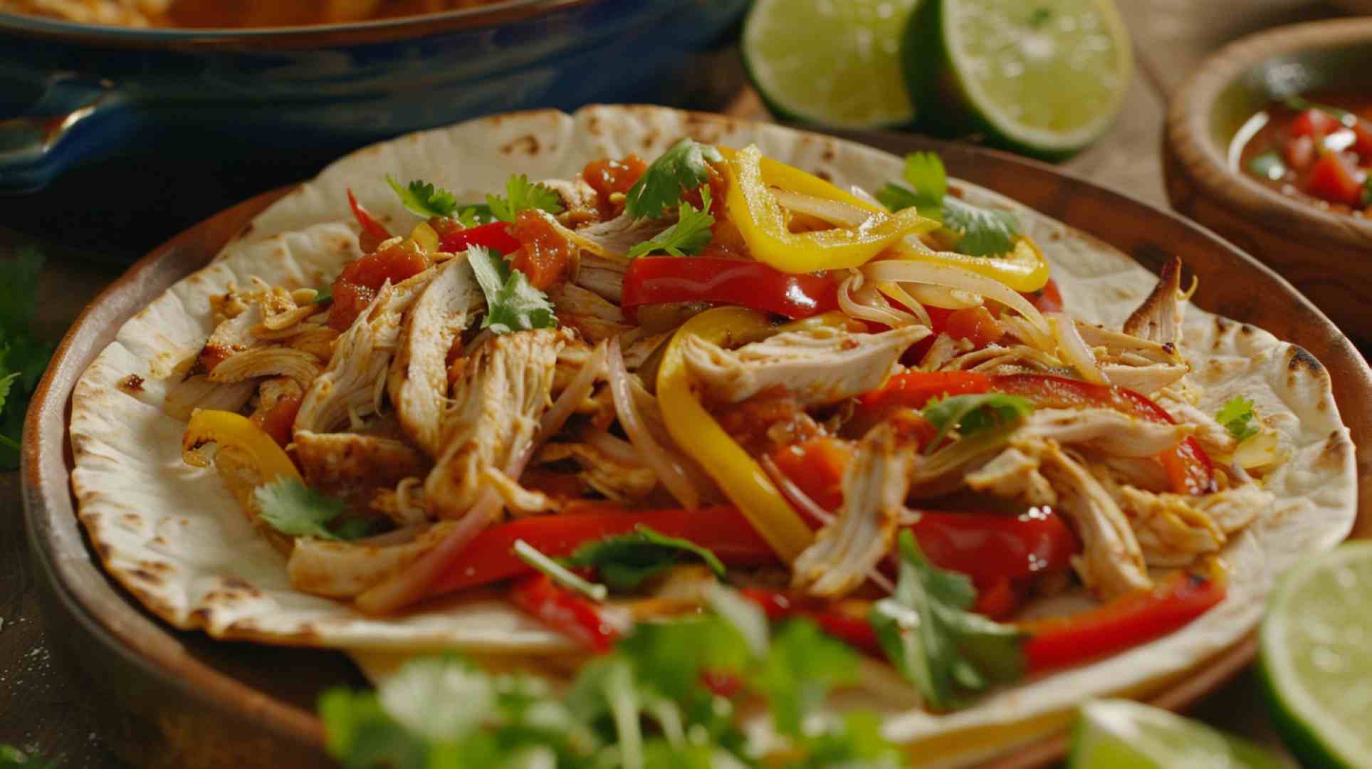 Crockpot Chicken Fajitas