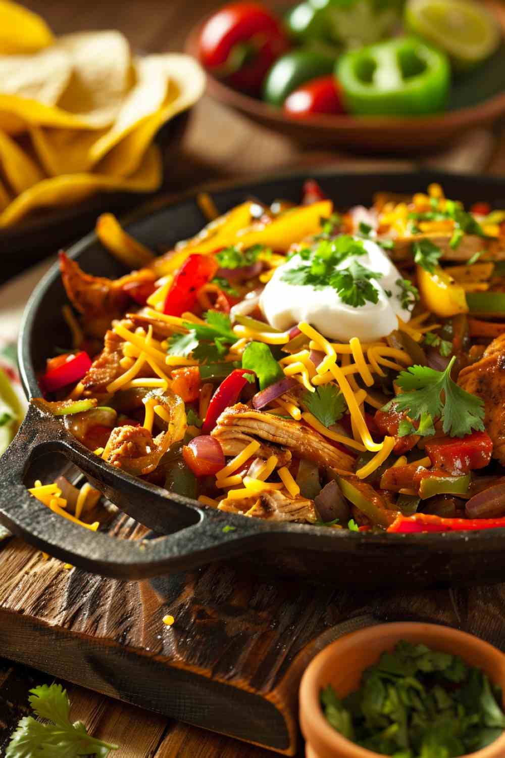 Crockpot Chicken Fajitas