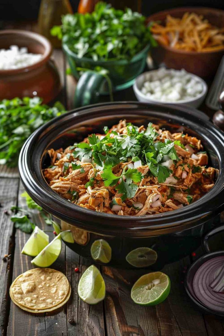 Crockpot Chicken Tacos