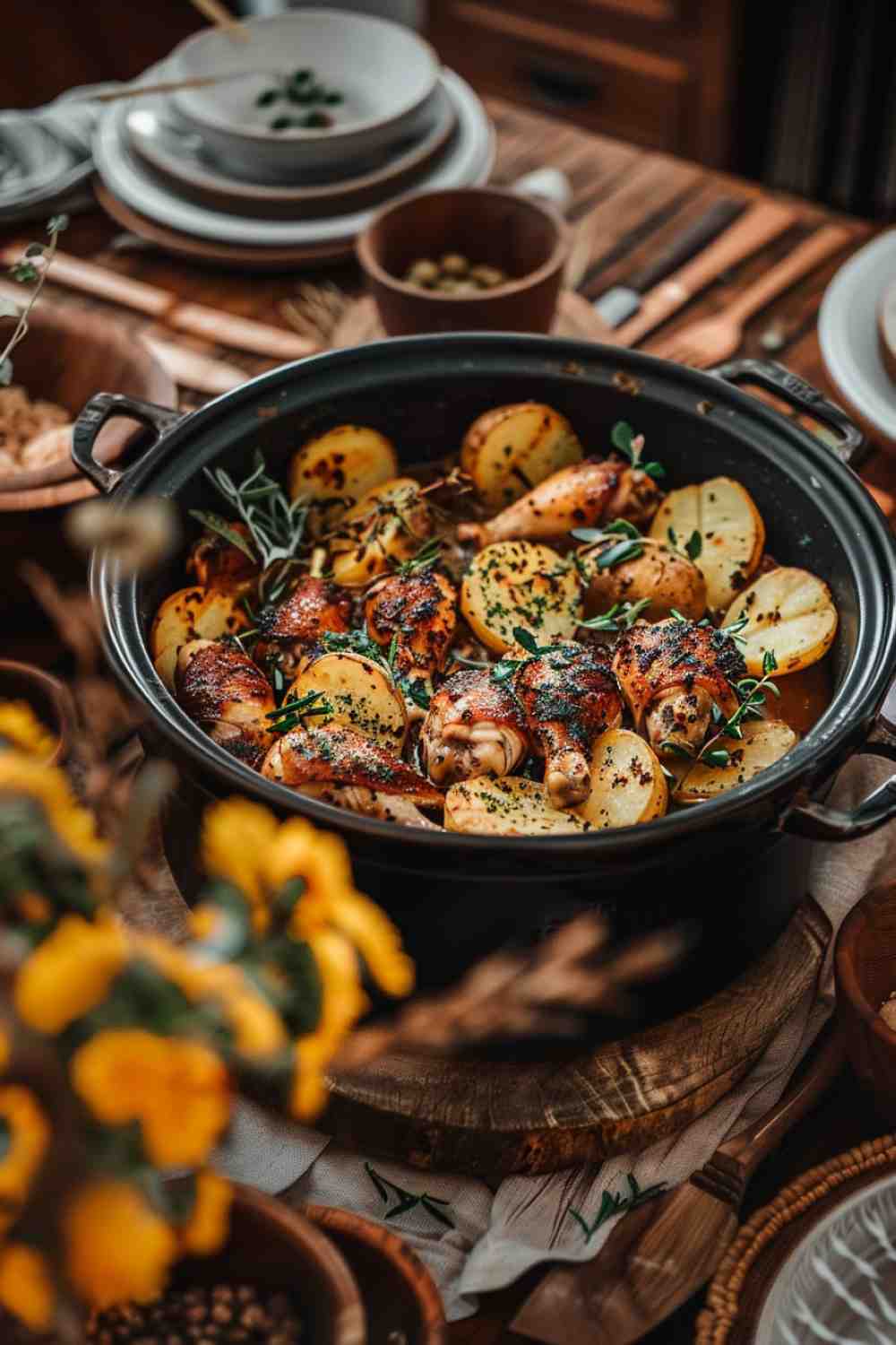 Crockpot Chicken and Potatoes