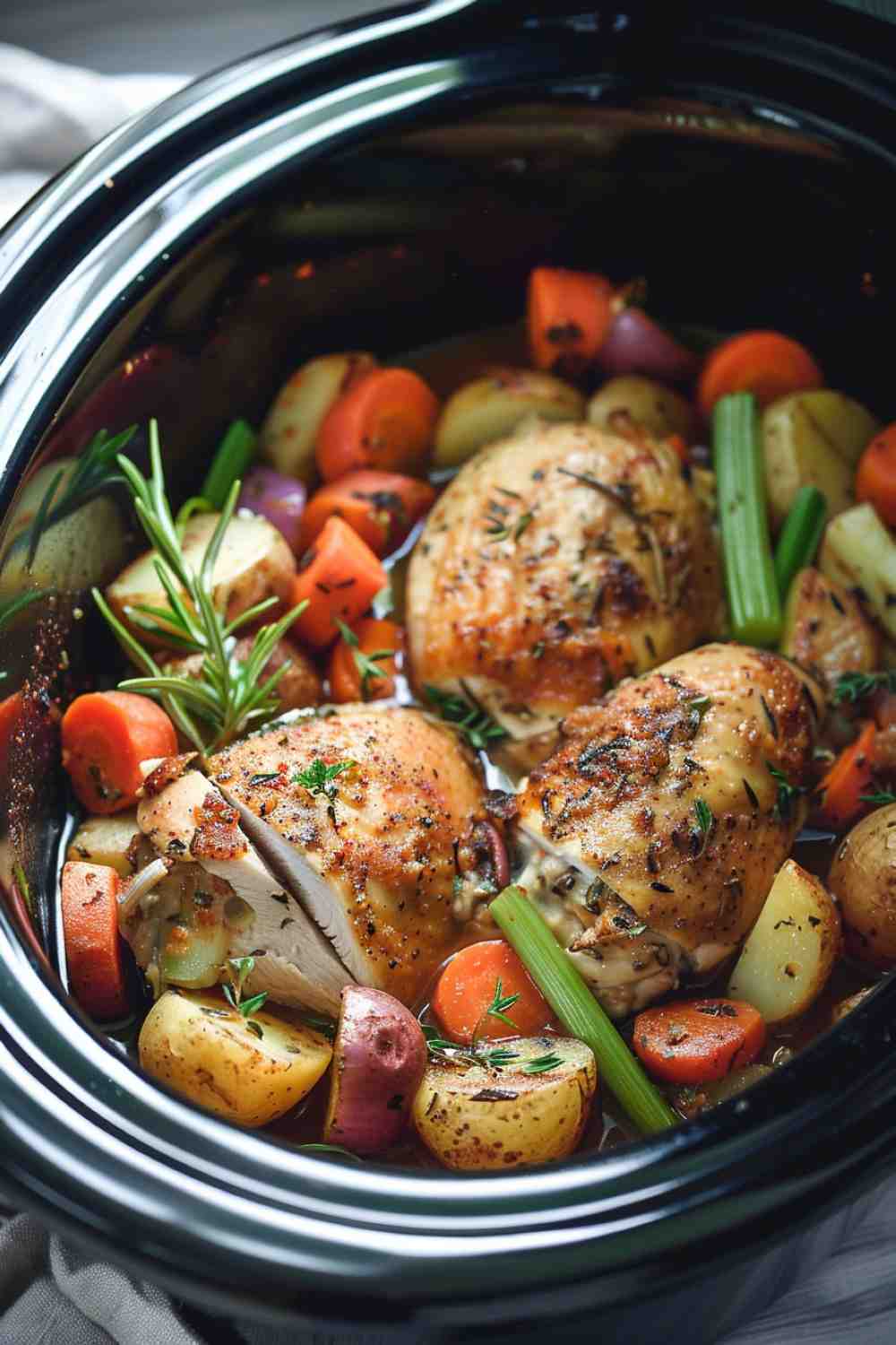 Crockpot Chicken and Potatoes