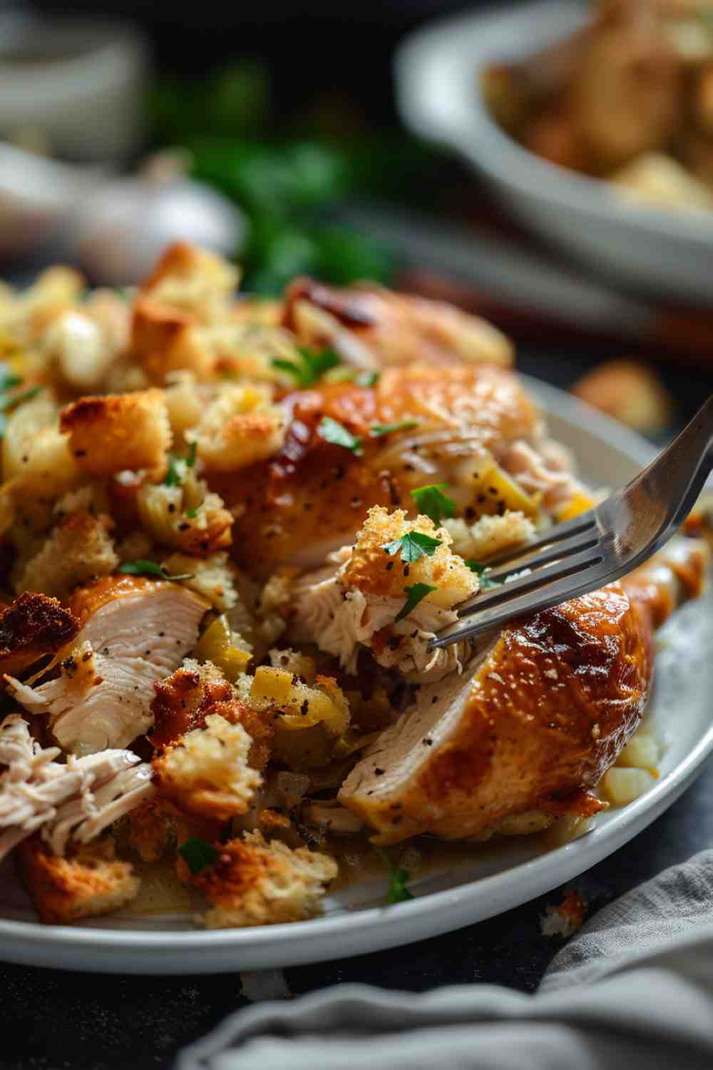 Crockpot Chicken and Stuffing