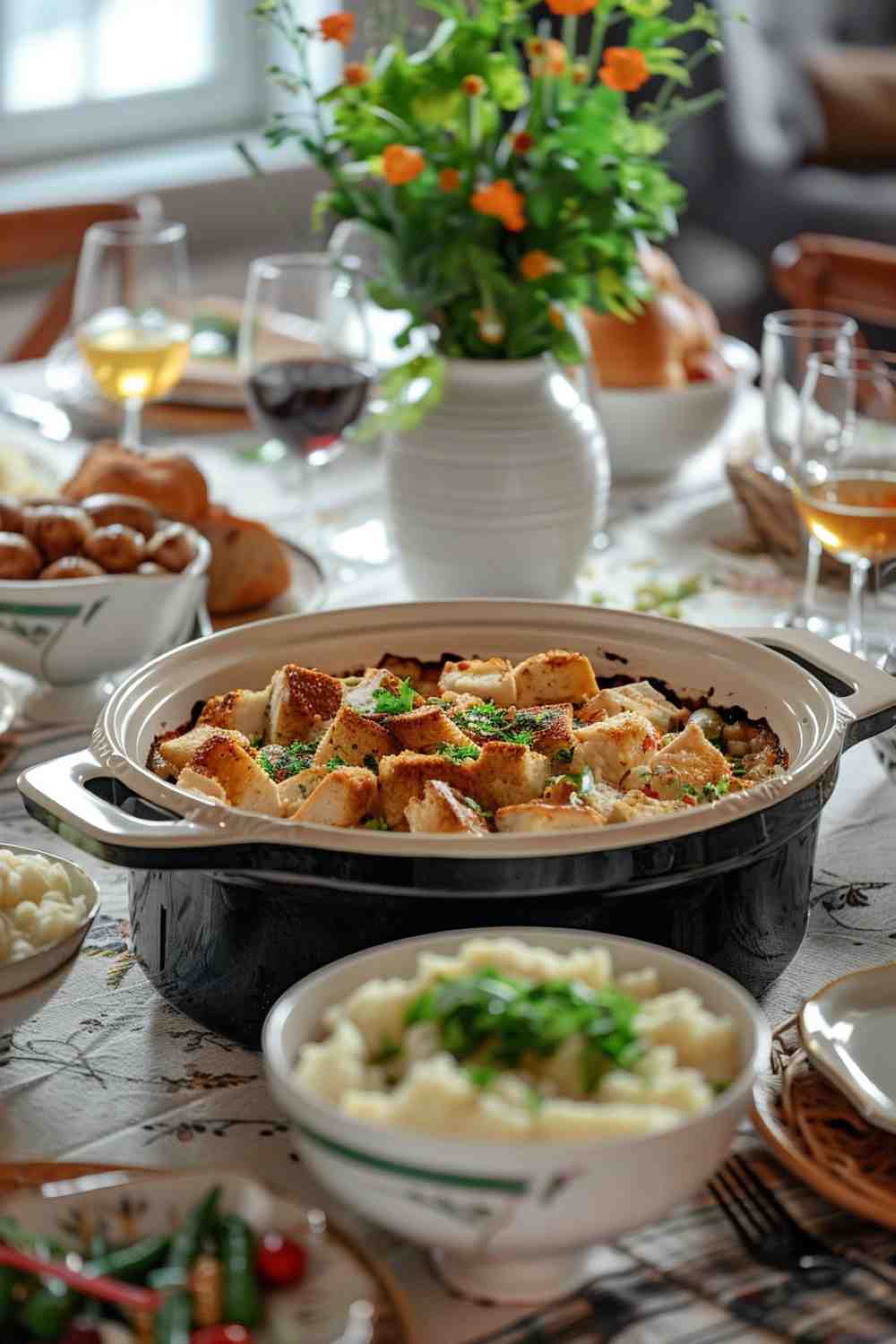 Crockpot Chicken and Stuffing