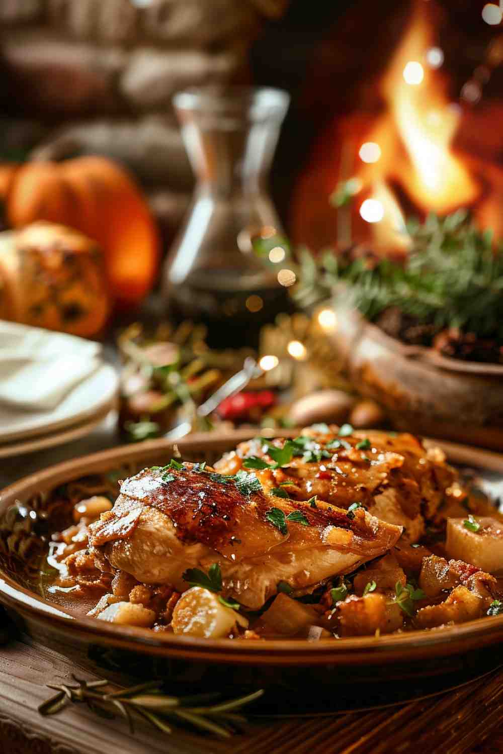 Crockpot Chicken and Stuffing