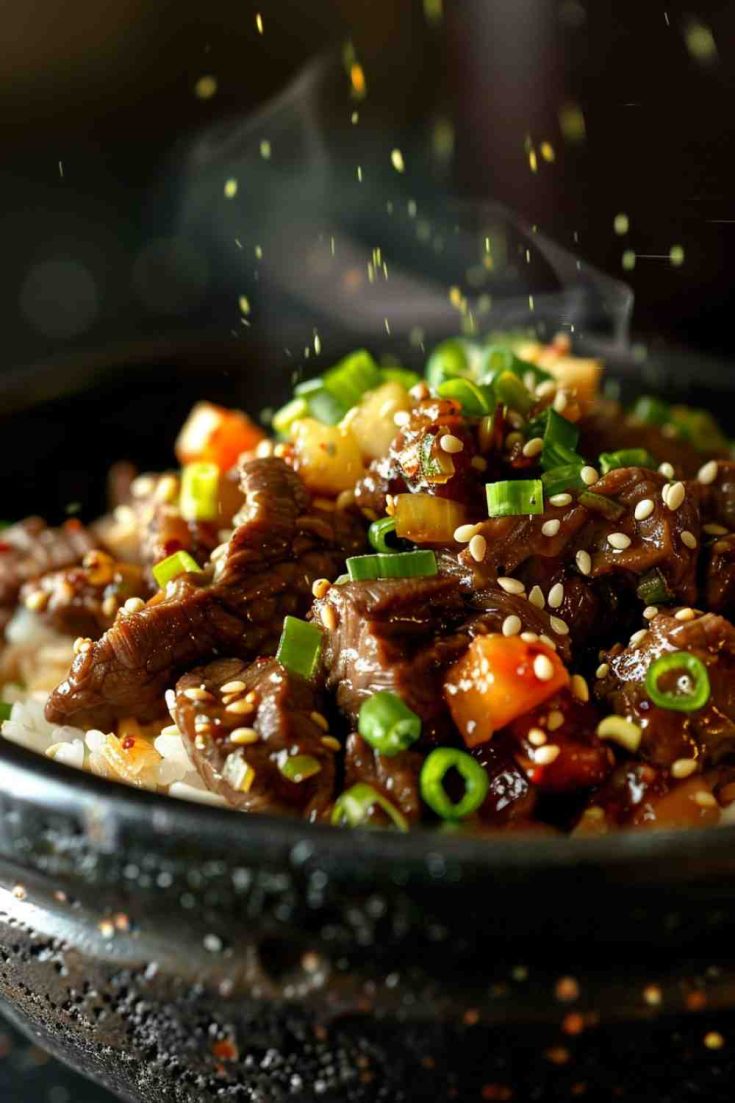 Crockpot Korean Beef Bowls