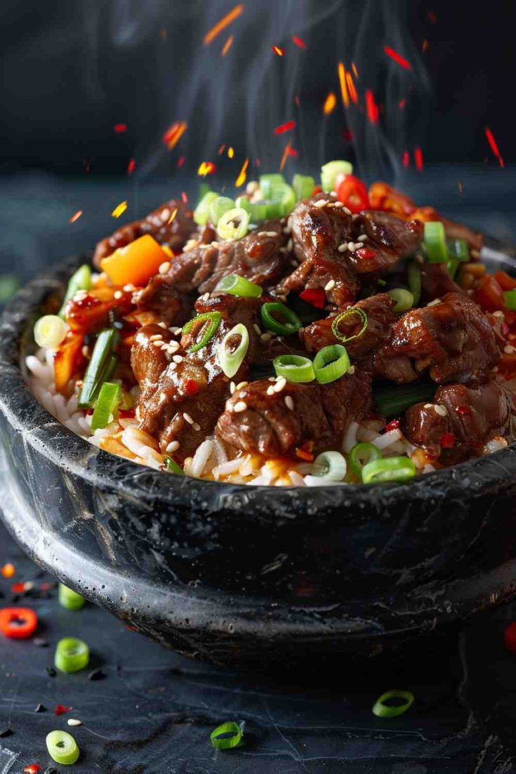 Crockpot Korean Beef Bowls