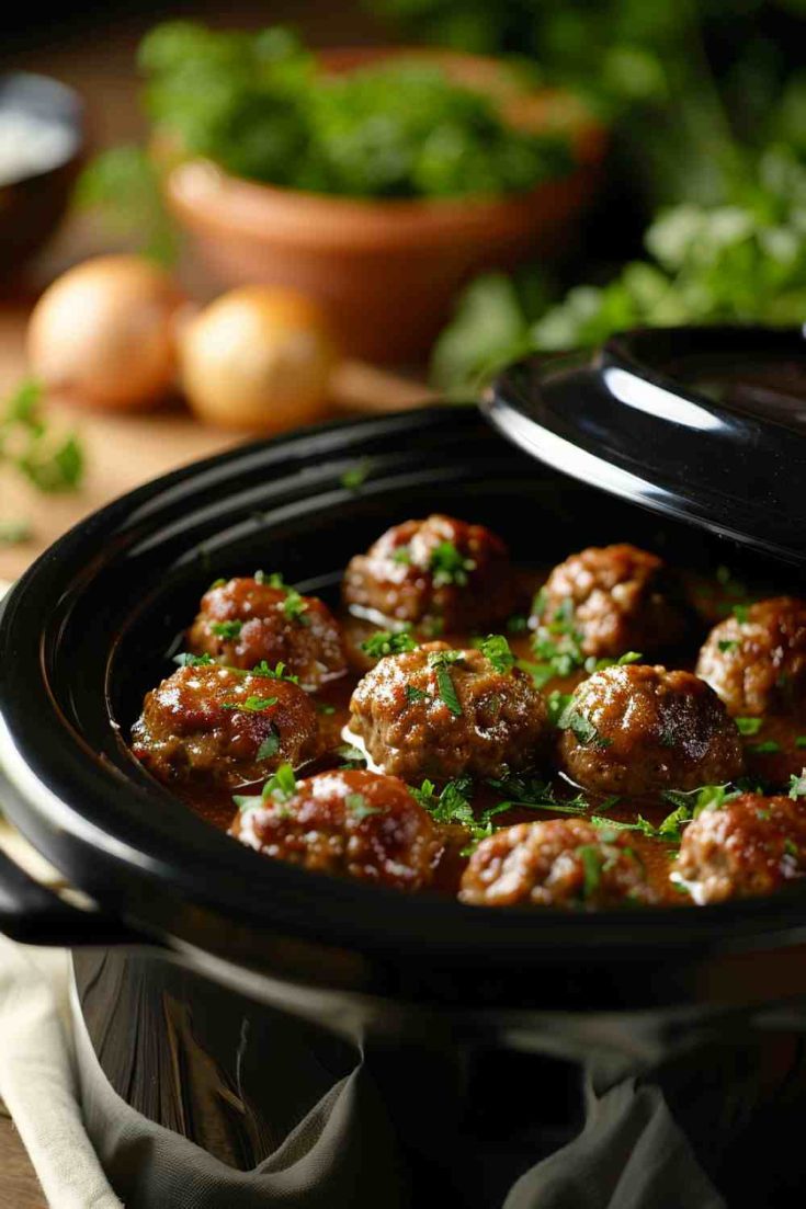 Crockpot Swedish Meatballs