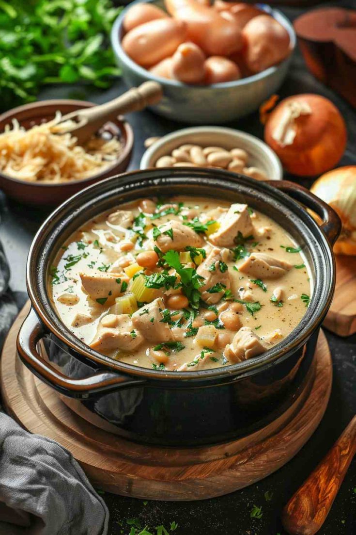 Crockpot White Chicken Chili