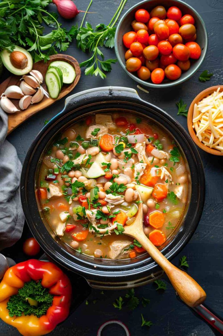 Crockpot White Chicken Chili