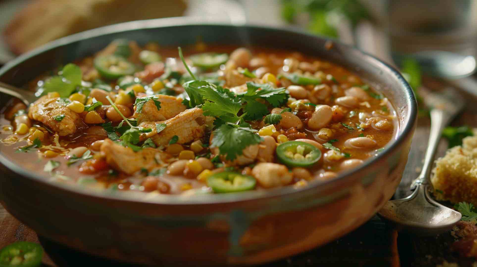 Crockpot White Chicken Chili