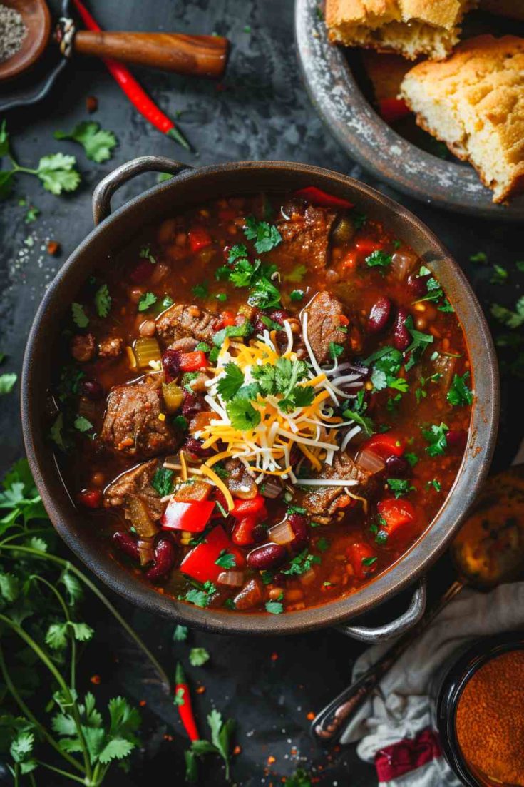 Easy Beef and Bean Chili