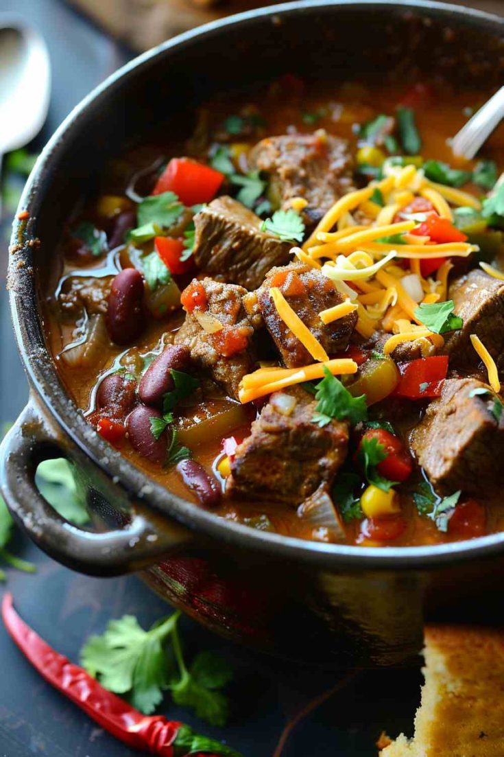 Easy Beef and Bean Chili