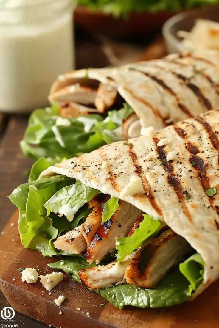 Easy Chicken Caesar Wraps