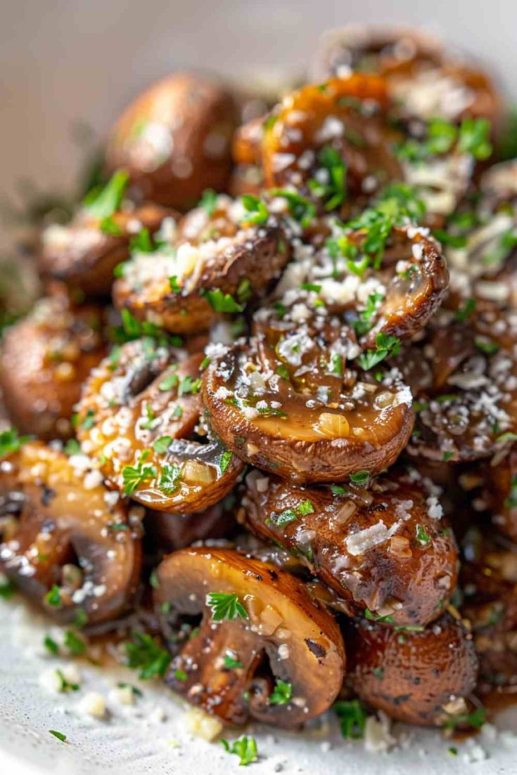 Garlic Parmesan Mushrooms