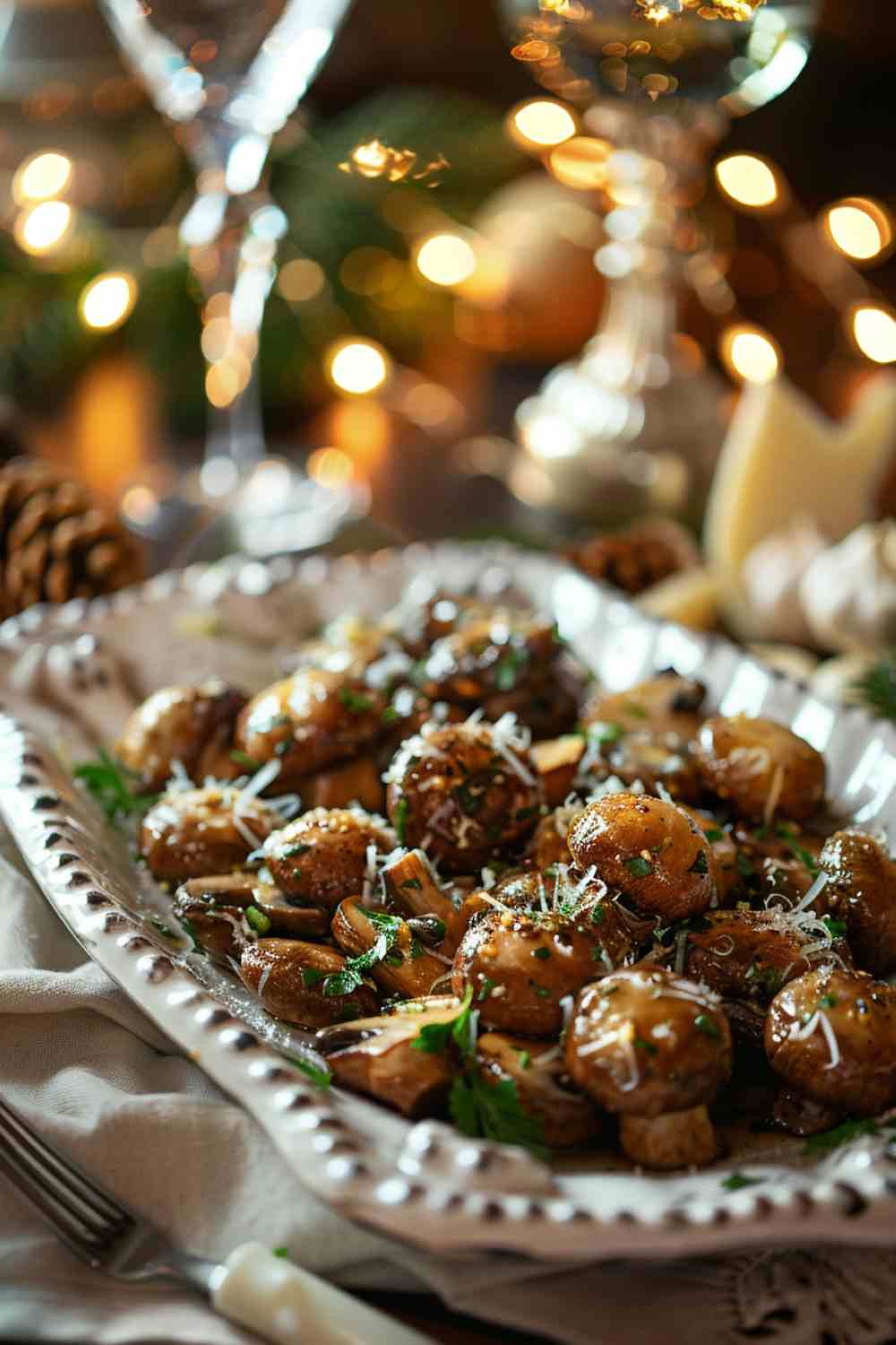 Garlic Parmesan Mushrooms