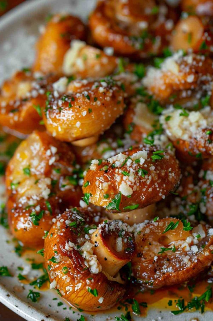 Garlic Parmesan Mushrooms