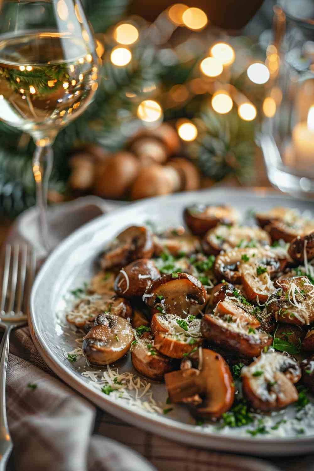 Garlic Parmesan Mushrooms