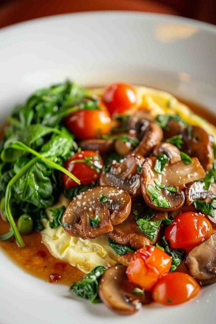 Gluten-Free Mushroom Omelette