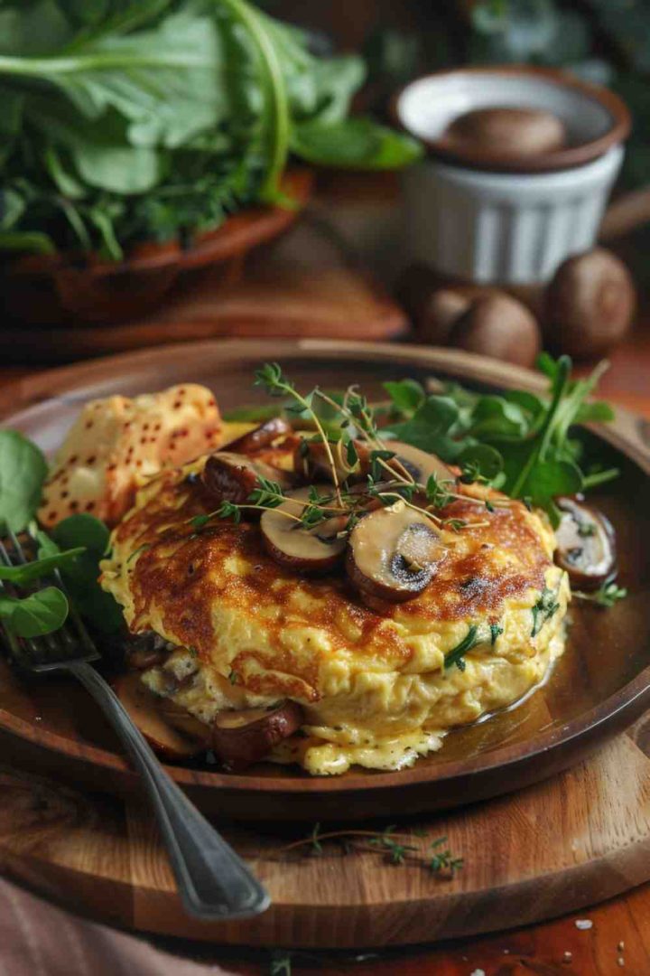 Gluten-Free Mushroom Omelette