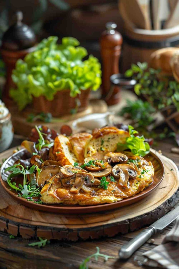 Gluten-Free Mushroom Omelette