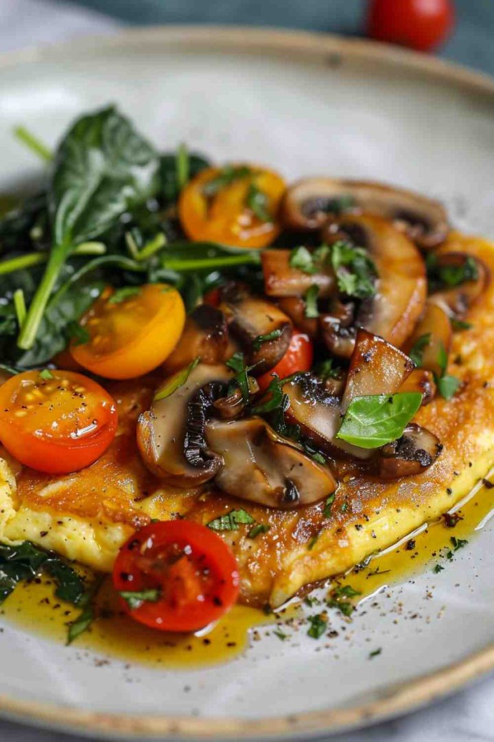 Gluten-Free Mushroom Omelette