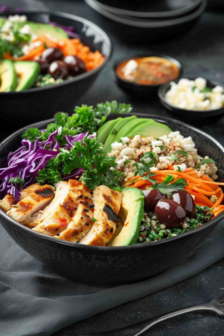 Healthy Greek Chicken Bowls