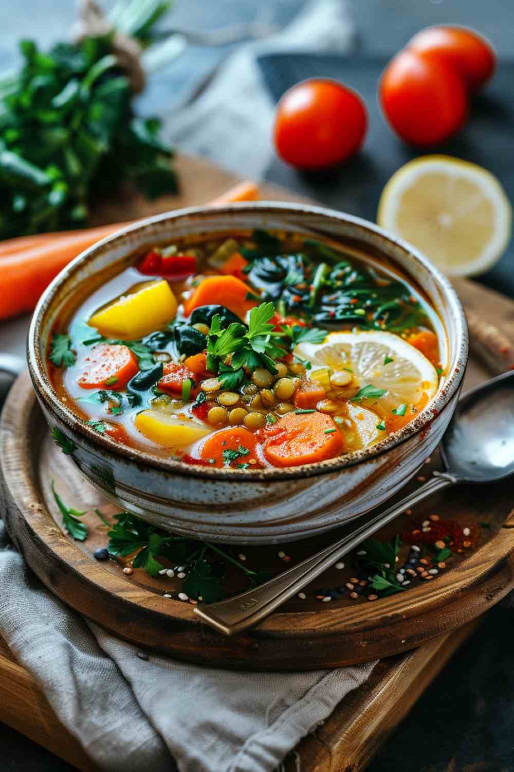 Hearty Vegetable Lentil Soup