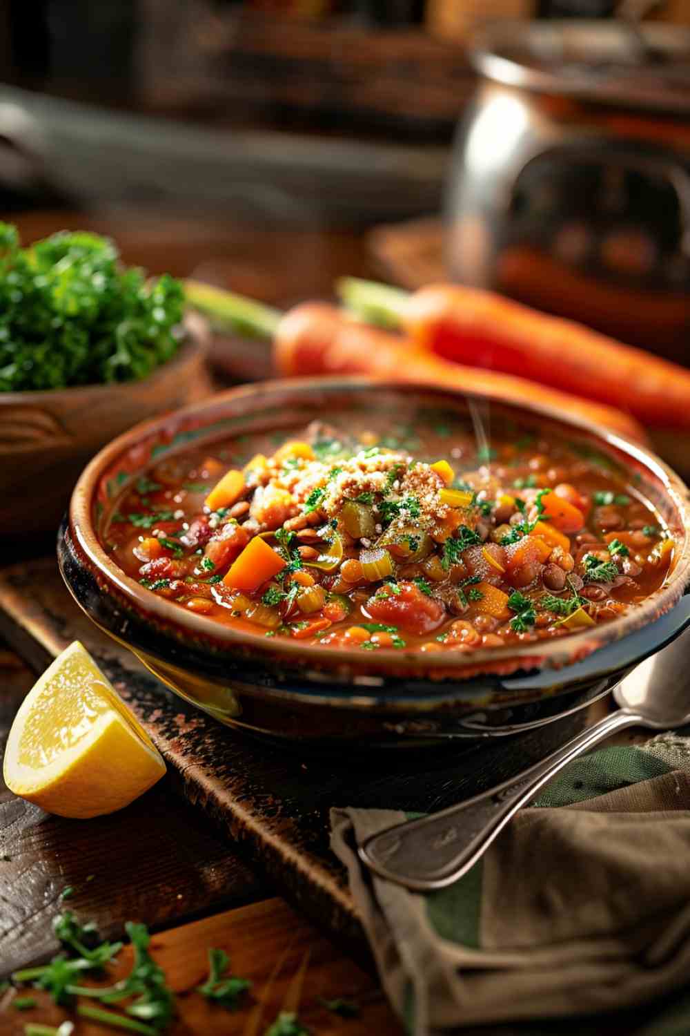 Hearty Vegetable Lentil Soup