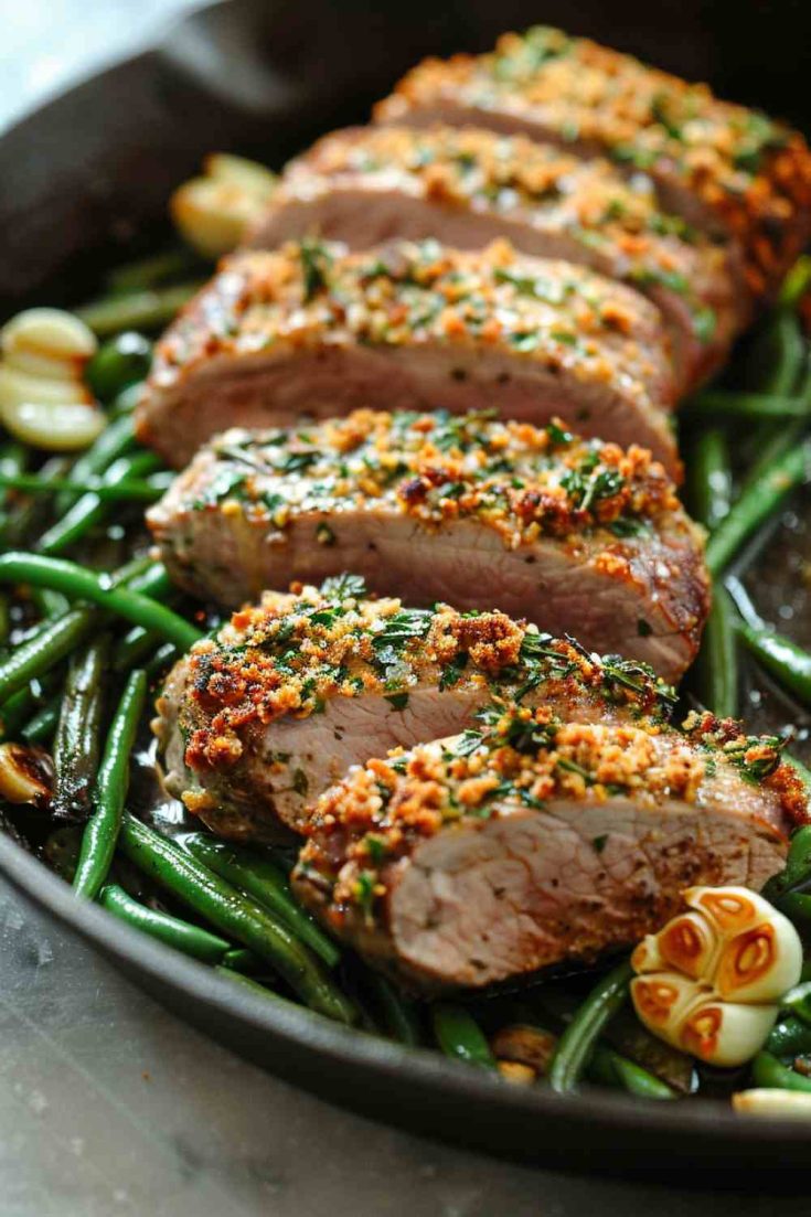 Herb-Crusted Pork Tenderloin