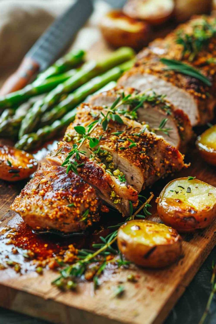 Herb-Crusted Pork Tenderloin