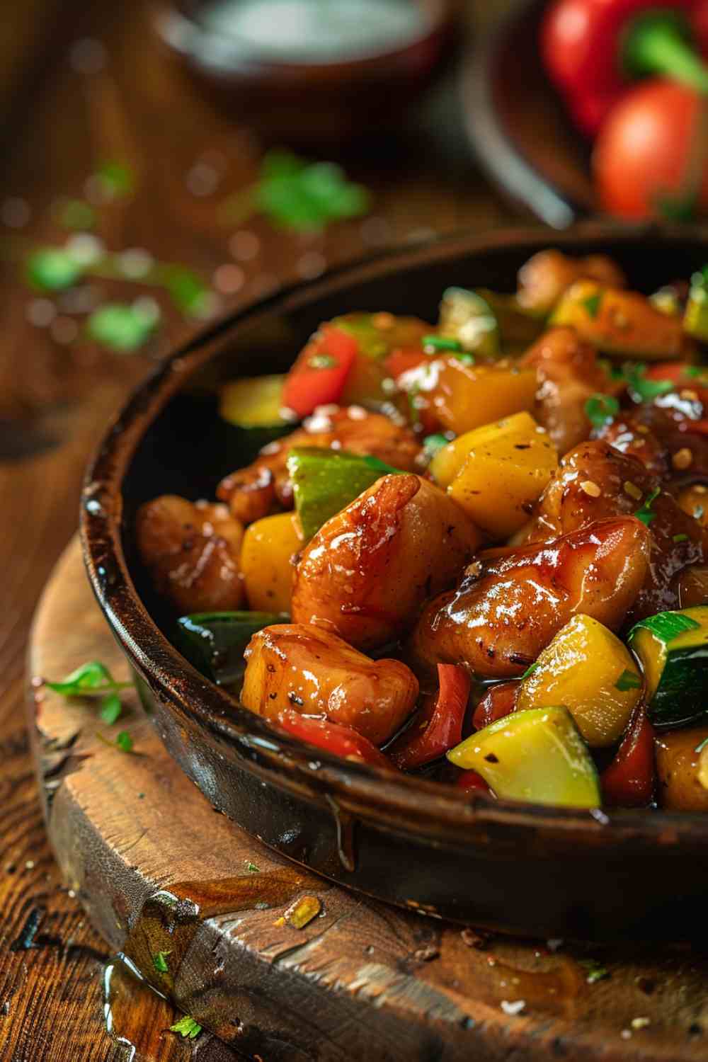 Honey Garlic Chicken and Veggies