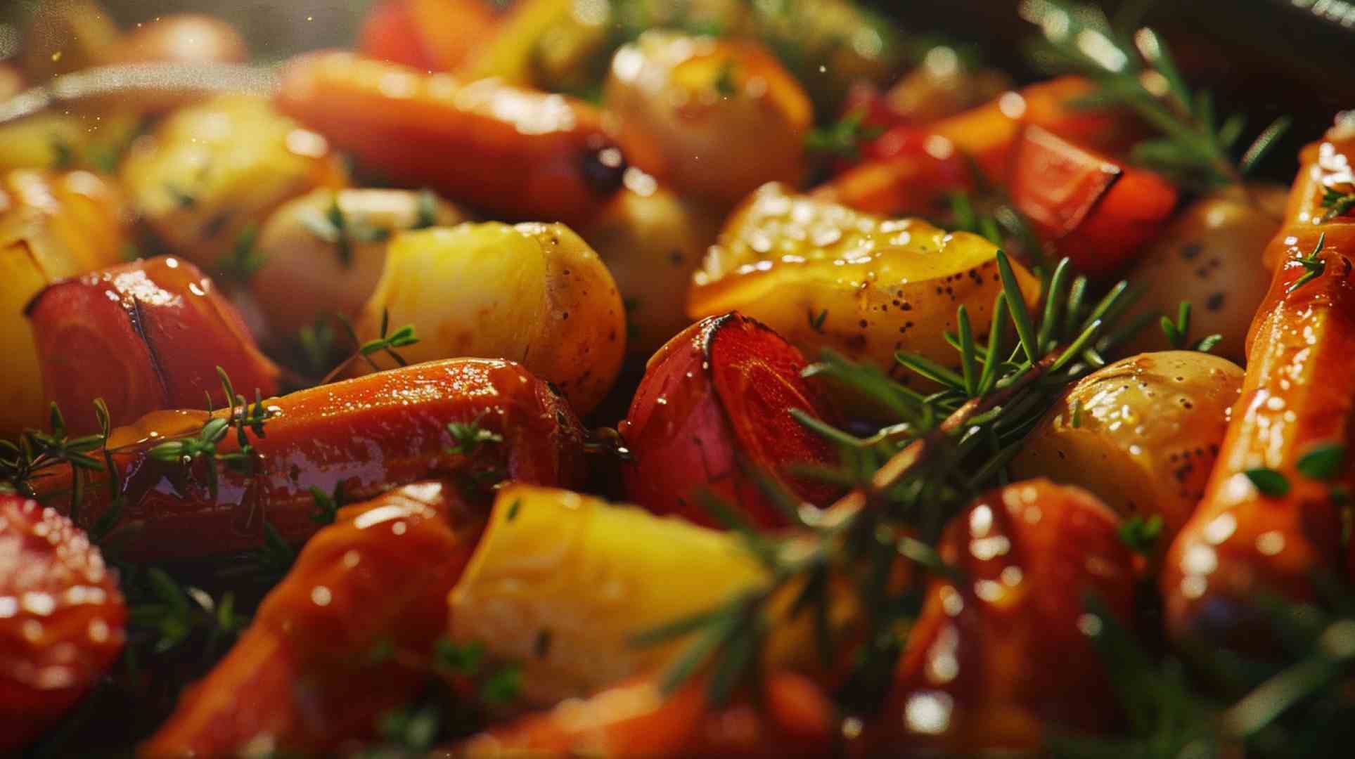 Honey Glazed Roasted Vegetables