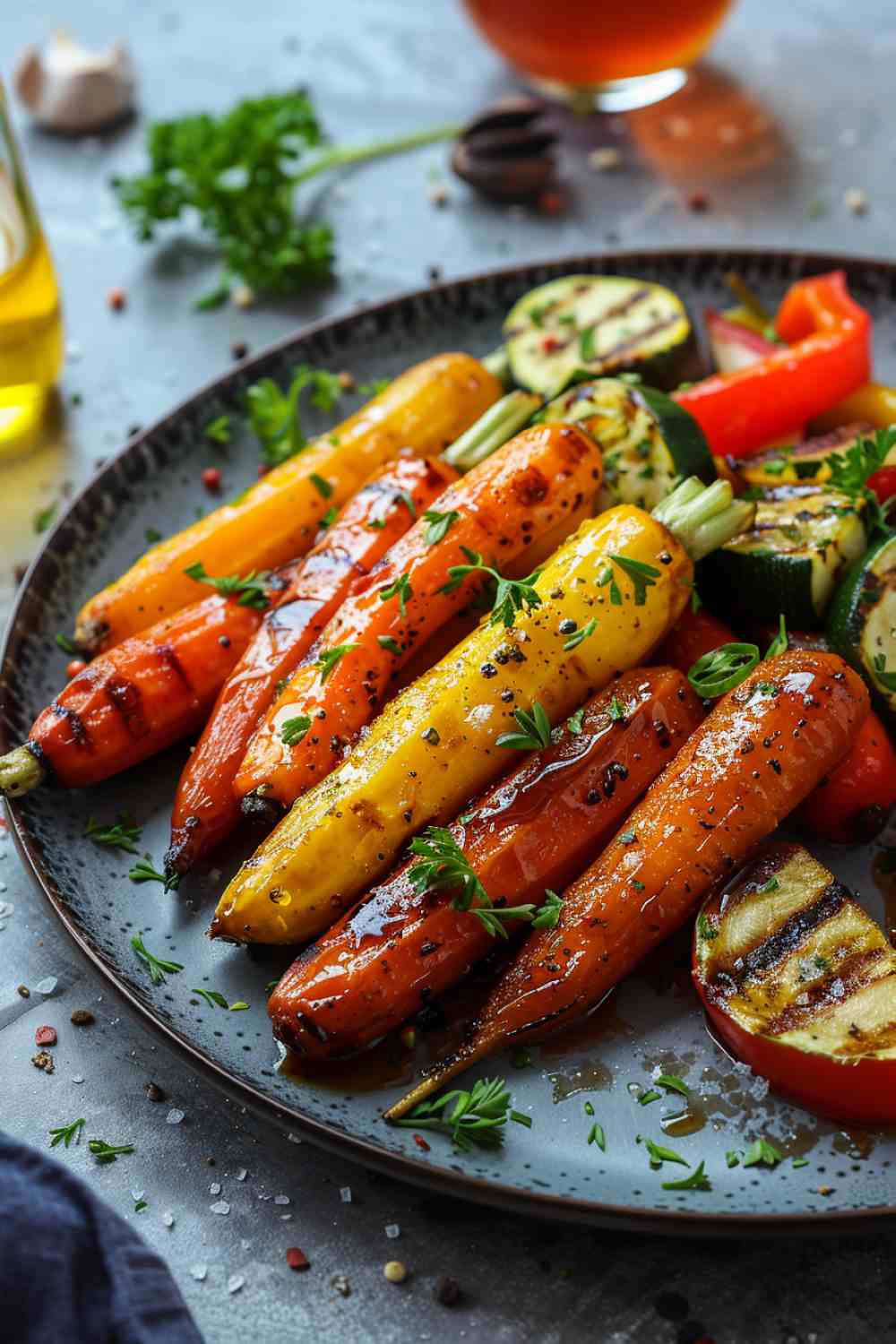 Honey Glazed Roasted Vegetables