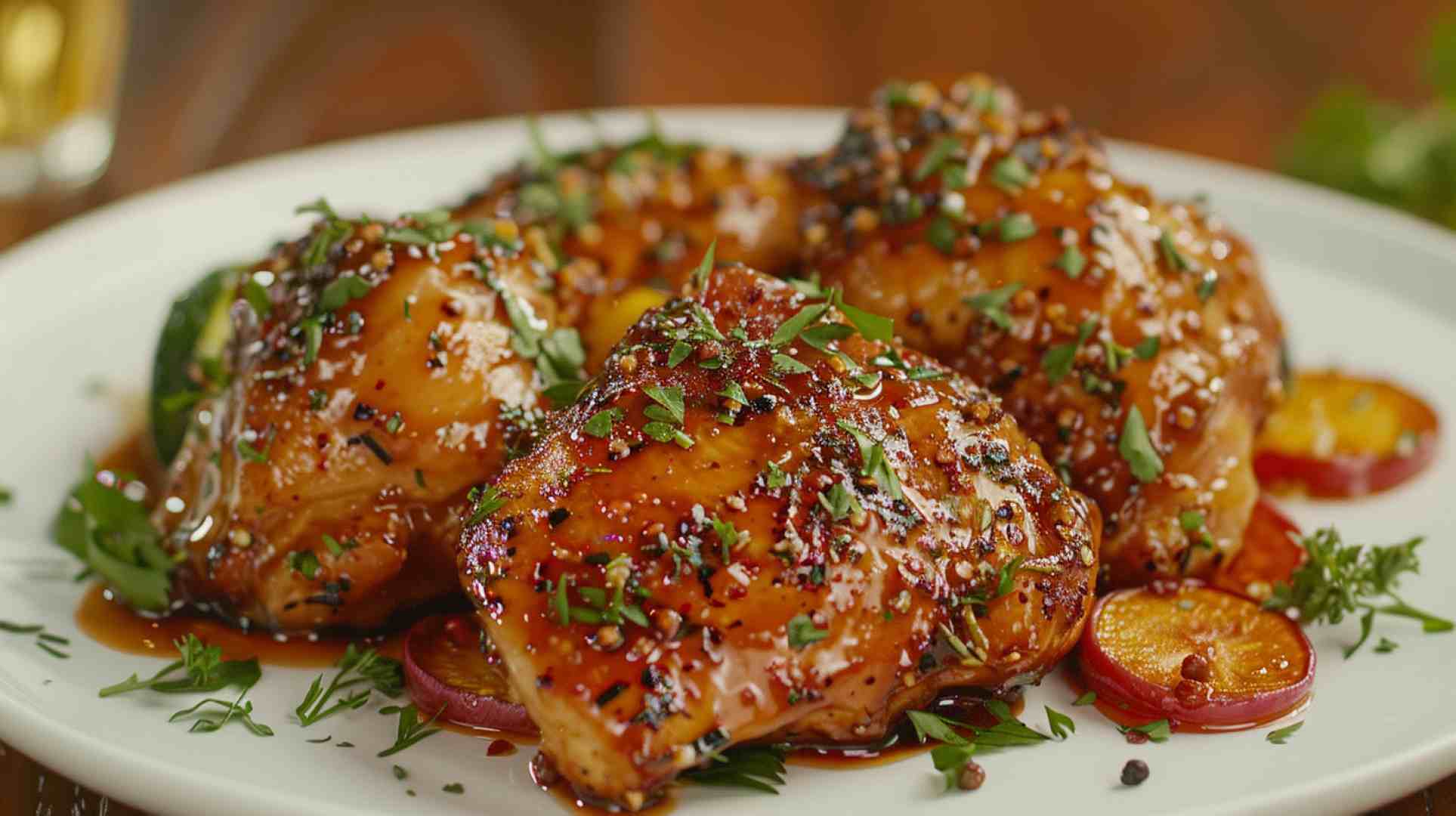 Honey Mustard Chicken Thighs