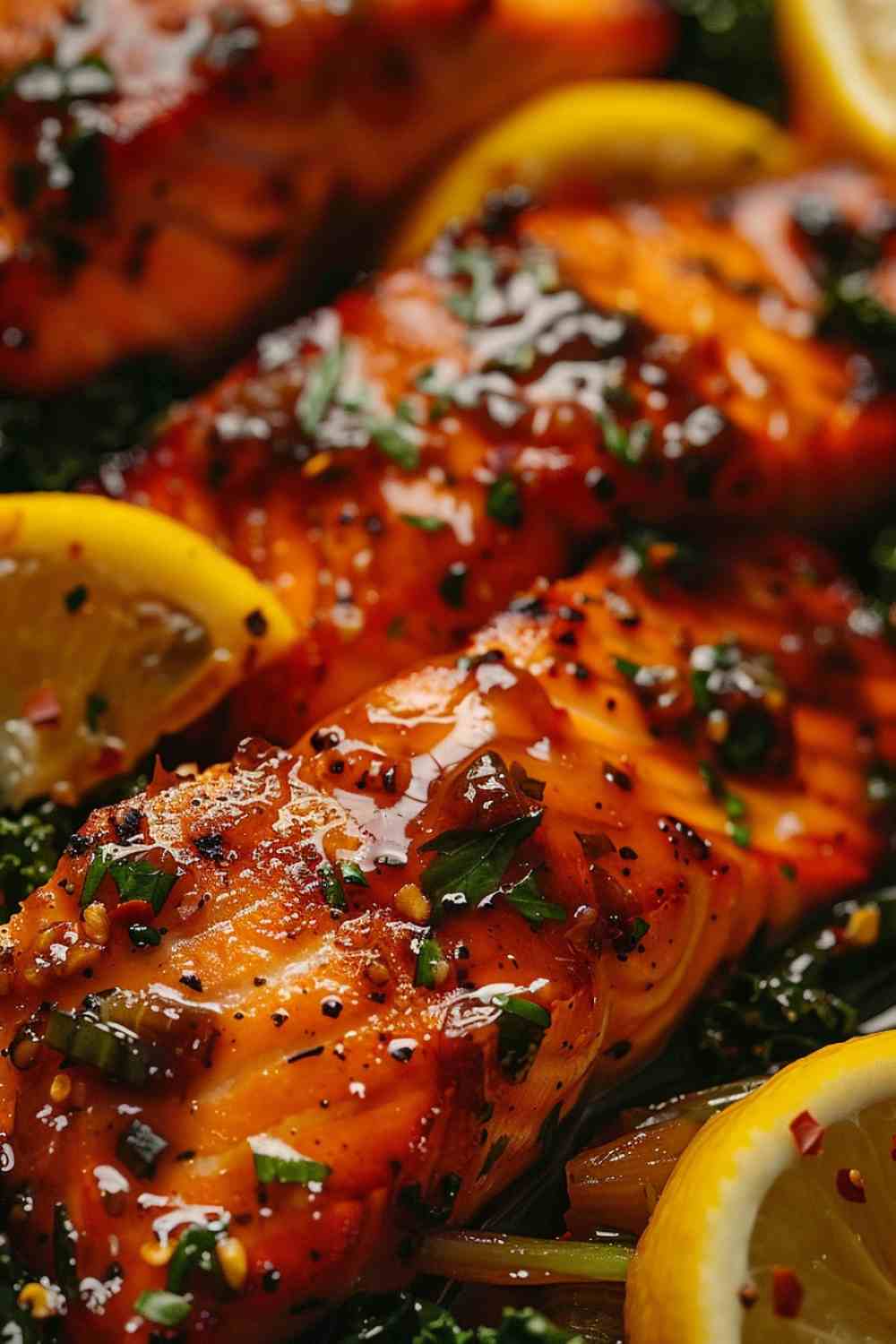 Honey Mustard Glazed Salmon