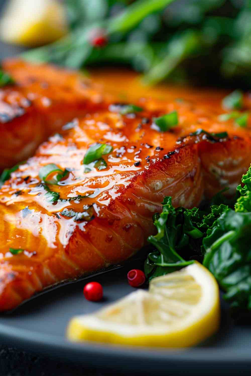 Honey Mustard Glazed Salmon