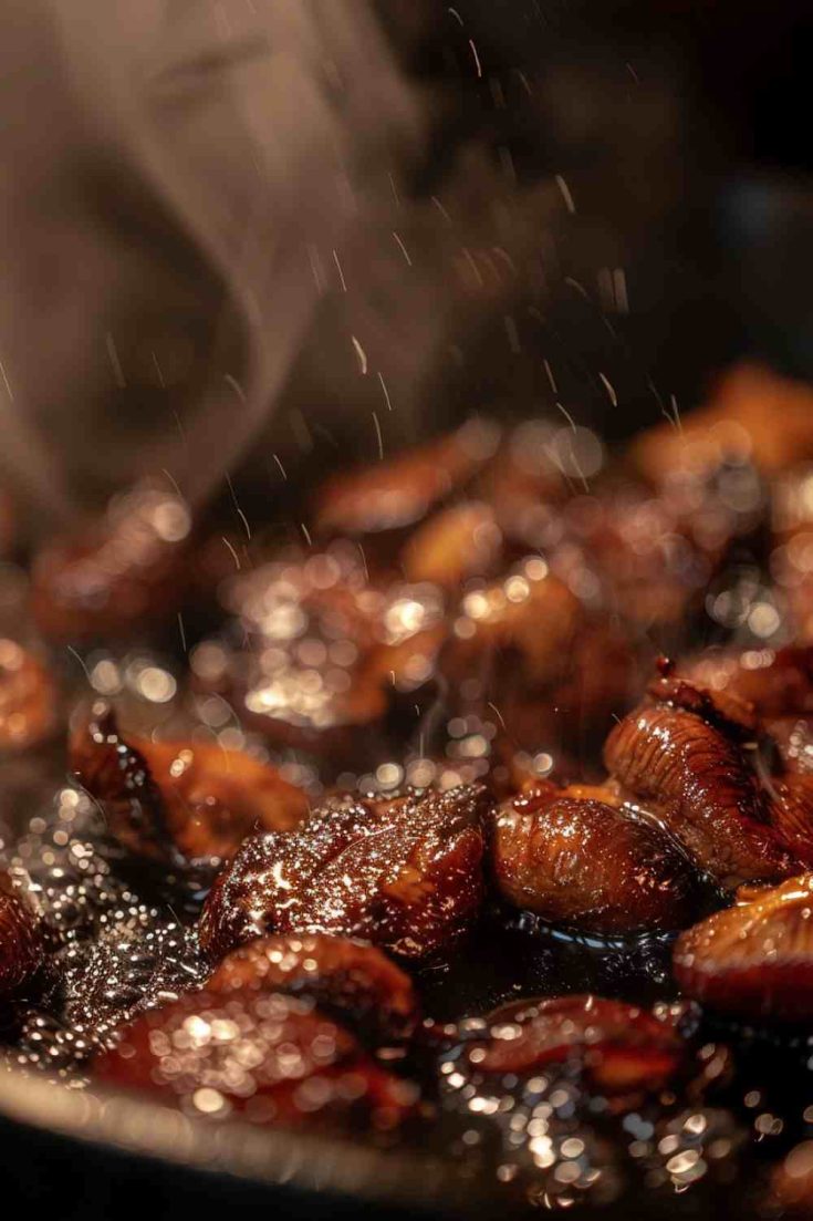 Honey Soy Glazed Mushrooms