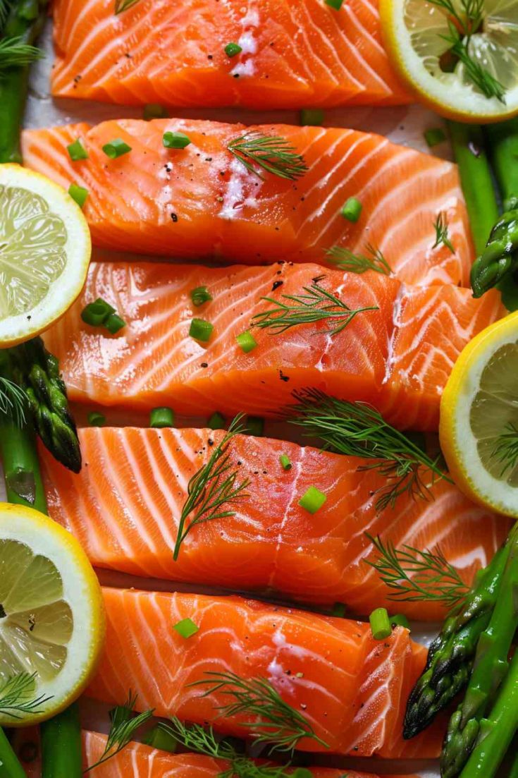 Lemon Dill Salmon and Asparagus