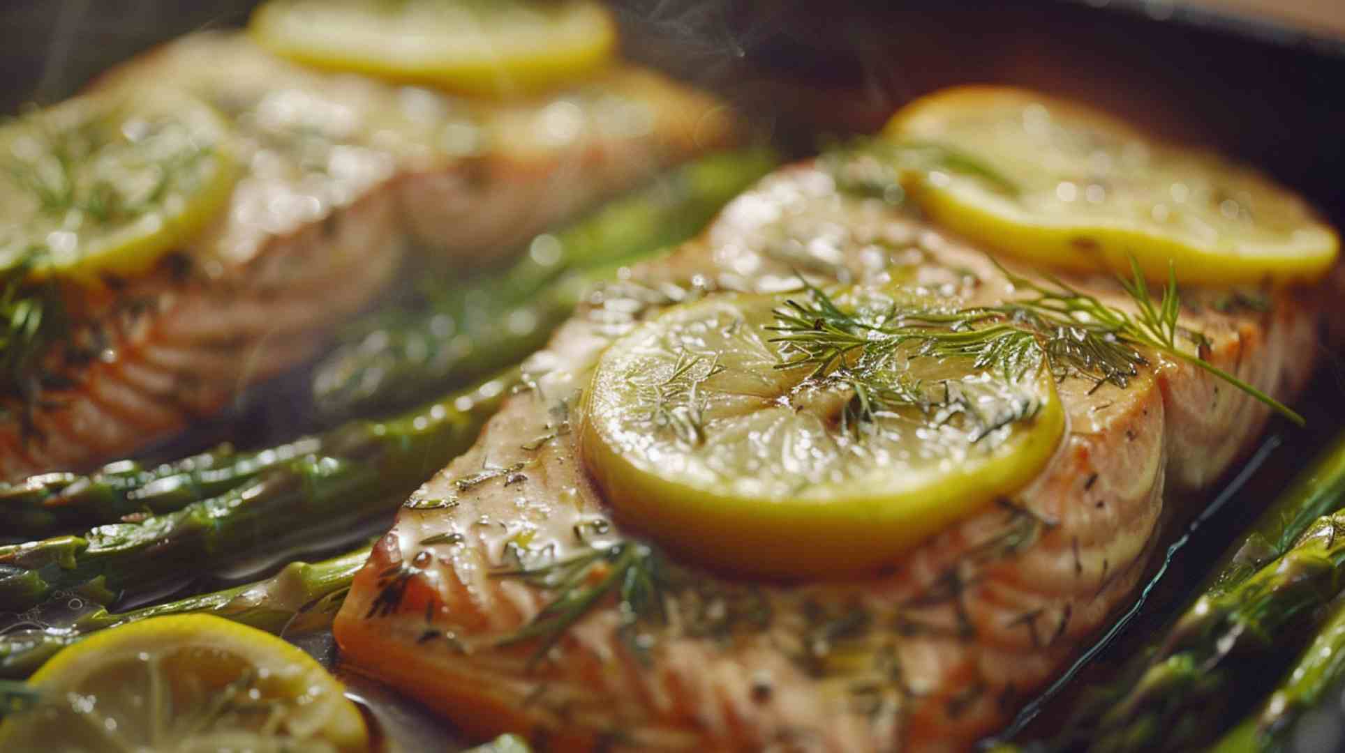 Lemon Dill Salmon and Asparagus