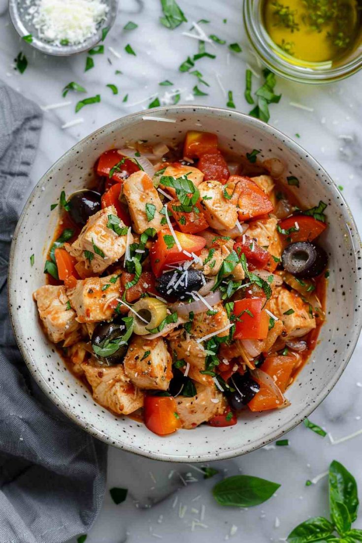 Lightened-Up Chicken Cacciatore