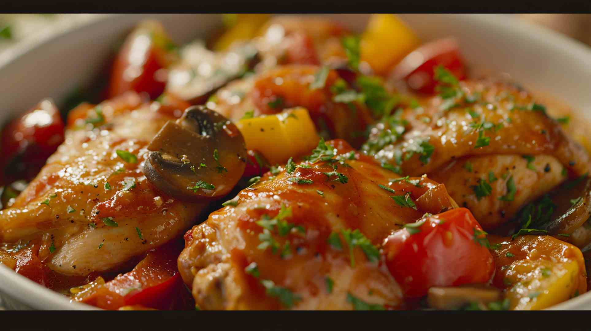 Lightened-Up Chicken Cacciatore