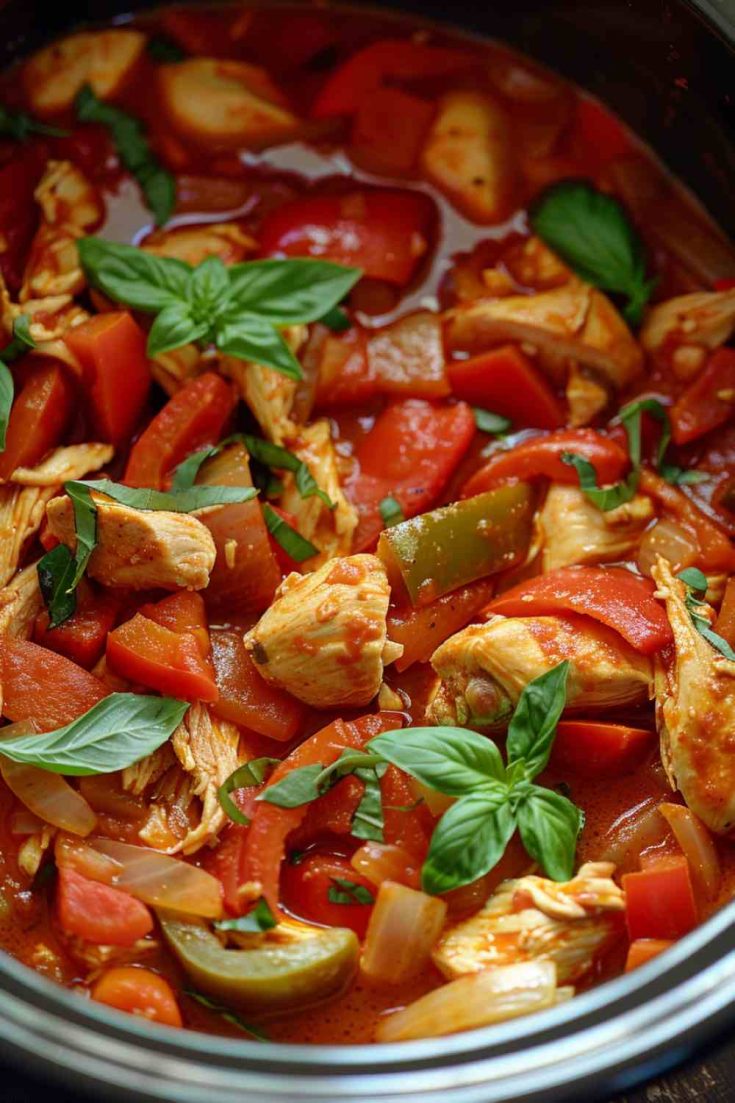 Lightened-Up Chicken Cacciatore