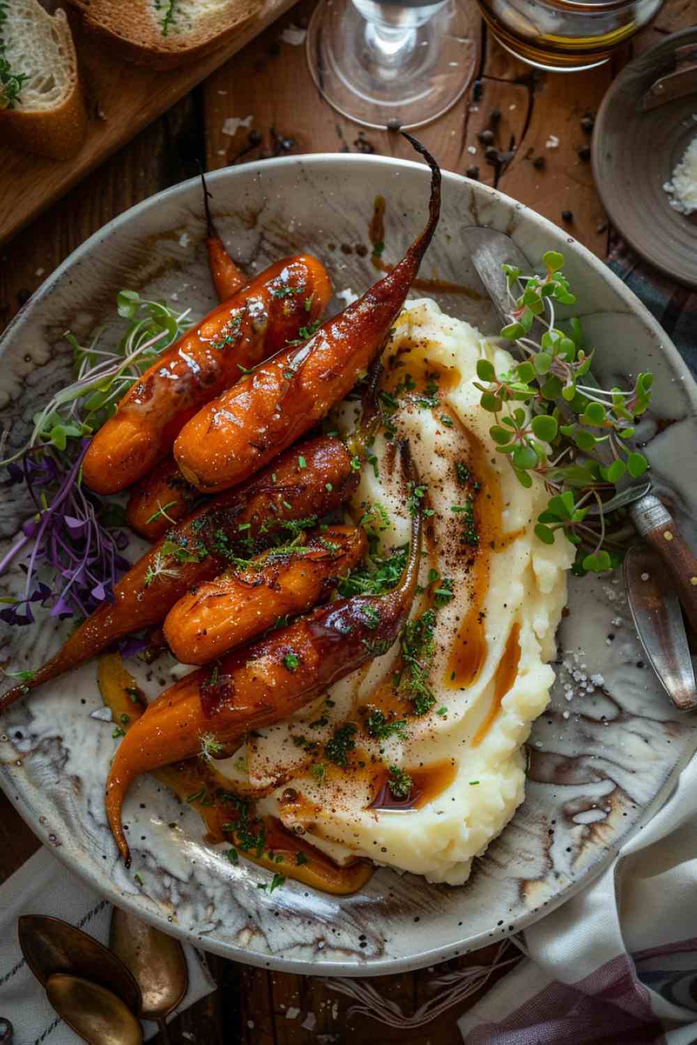 Maple-Dijon Roasted Carrots