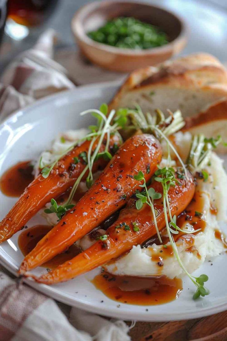 Maple-Dijon Roasted Carrots