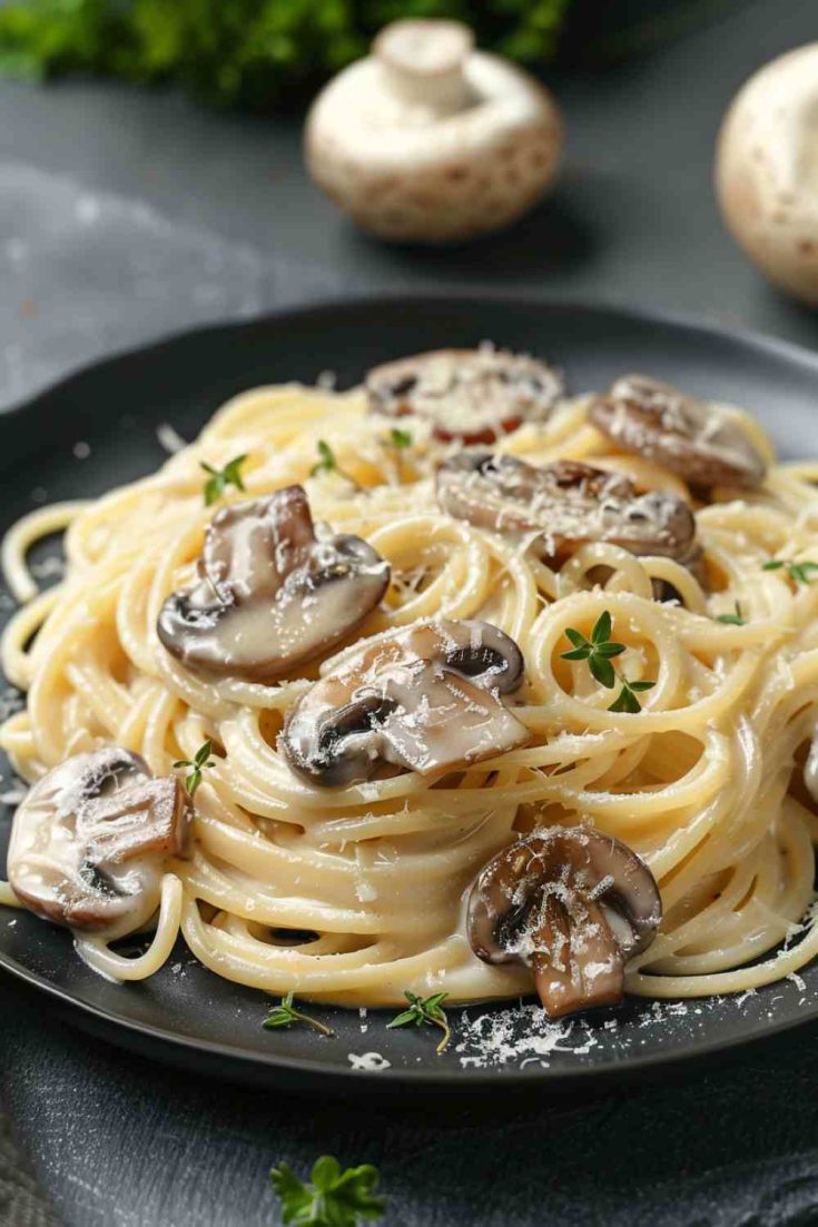 Mushroom Carbonara